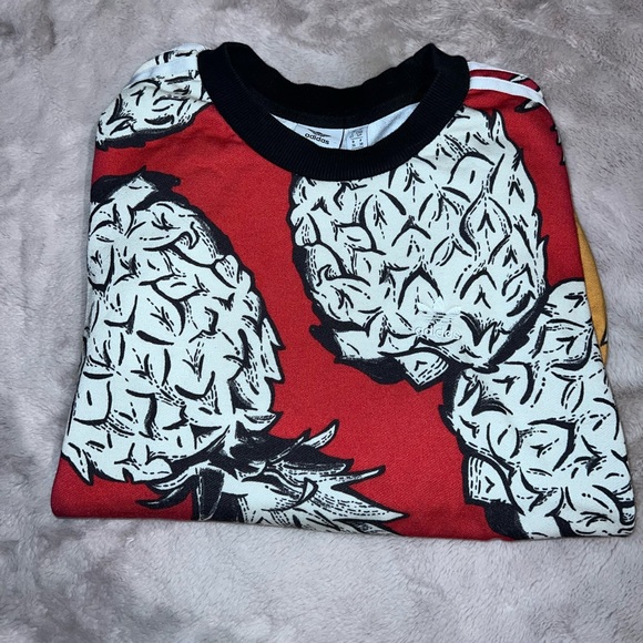 Adidas Farm Pineapple Crew Neck Sweatshirt - Picture 2 of 8